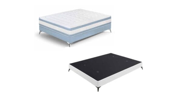 Conjunto Azorín | Colchón Gaudí + Base Tapizada Metal Bed